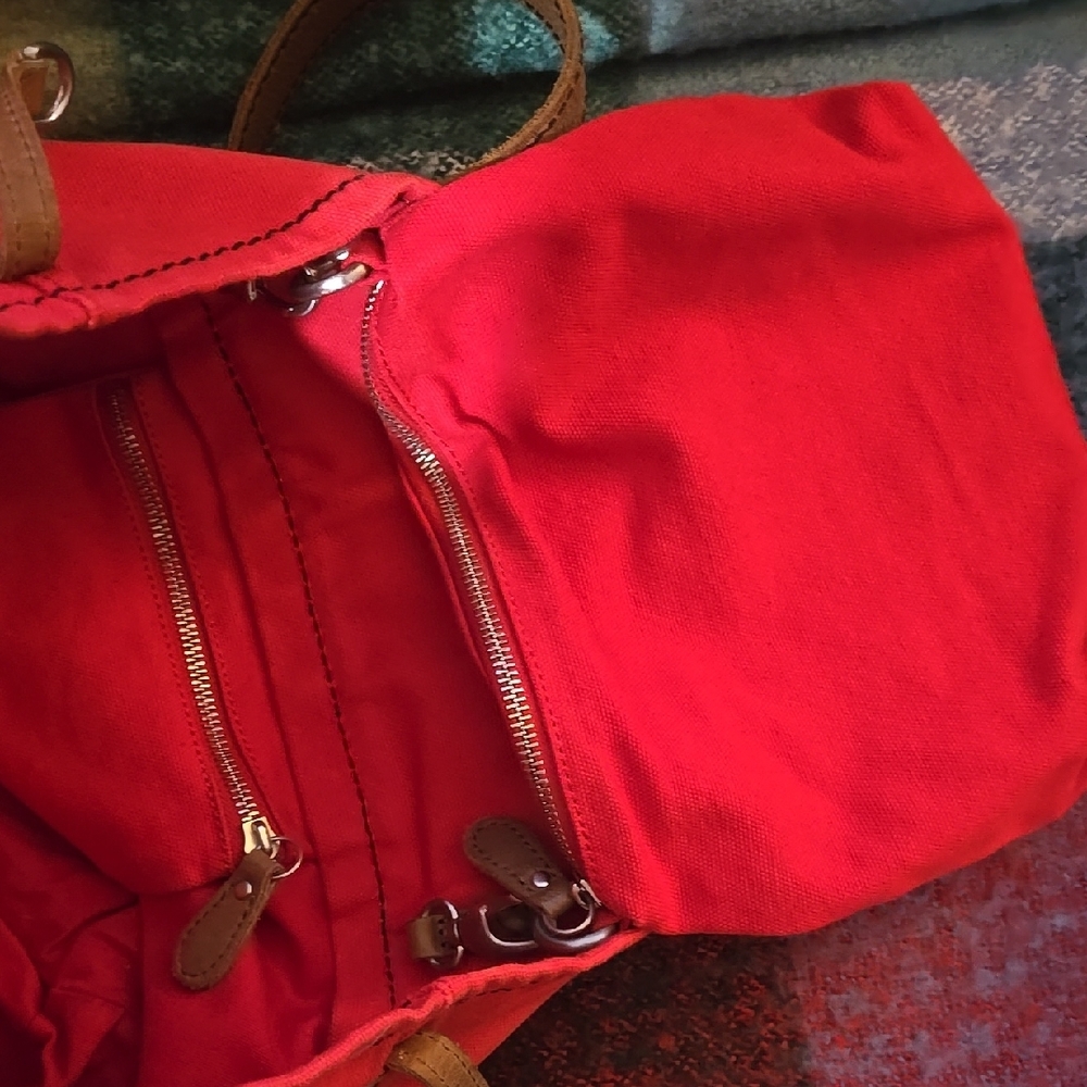 Liebeskind Red and Tan Shoulder Bag - Picture 4 of 5